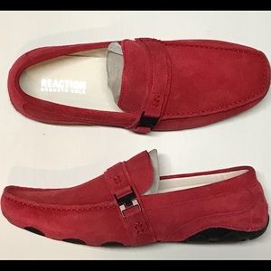 Kenneth Cole Red Suede loafers